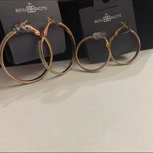 Hoop Dangle Circles Earrings Bijou Brigitte